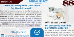 Scopri di più sull'articolo Zirconia Academy Start Class 3d Pro